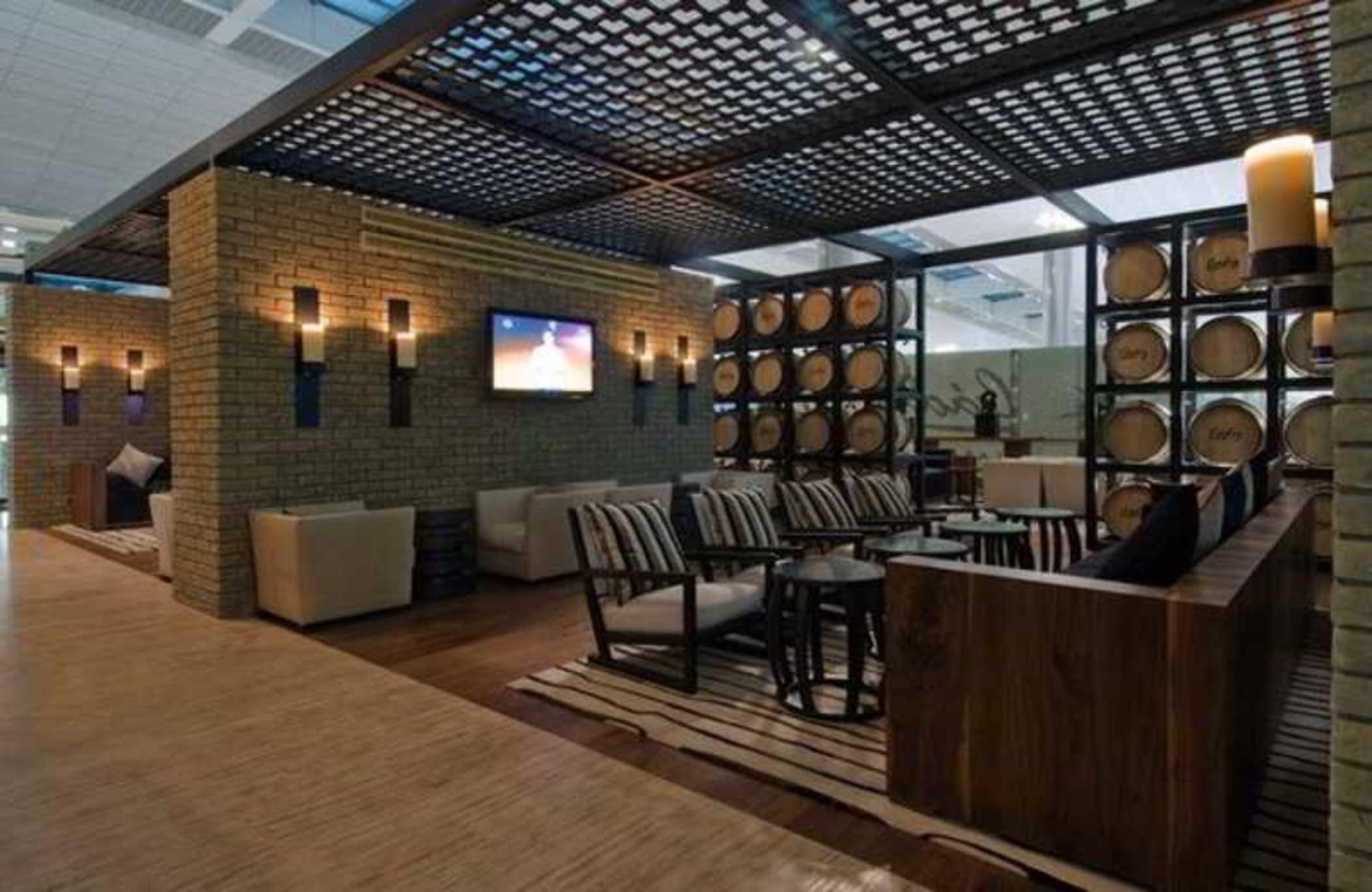 Dubai International Terminal Hotel Restaurace fotografie